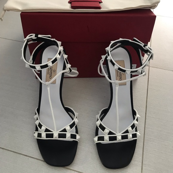 NEW Valentino Garavani Rockstud Sandals 36.5 - Picture 4 of 14